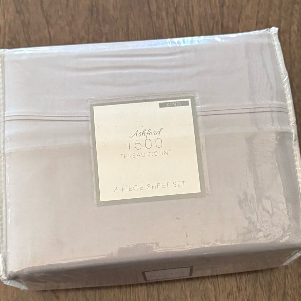 1500 Thread Count King Sheet Set - Grey